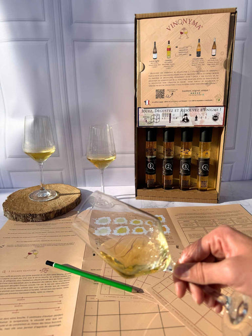 L'Œnologue en Herbe N°1 Vin Blanc : Jeu de Dégustation à l'Aveugle
