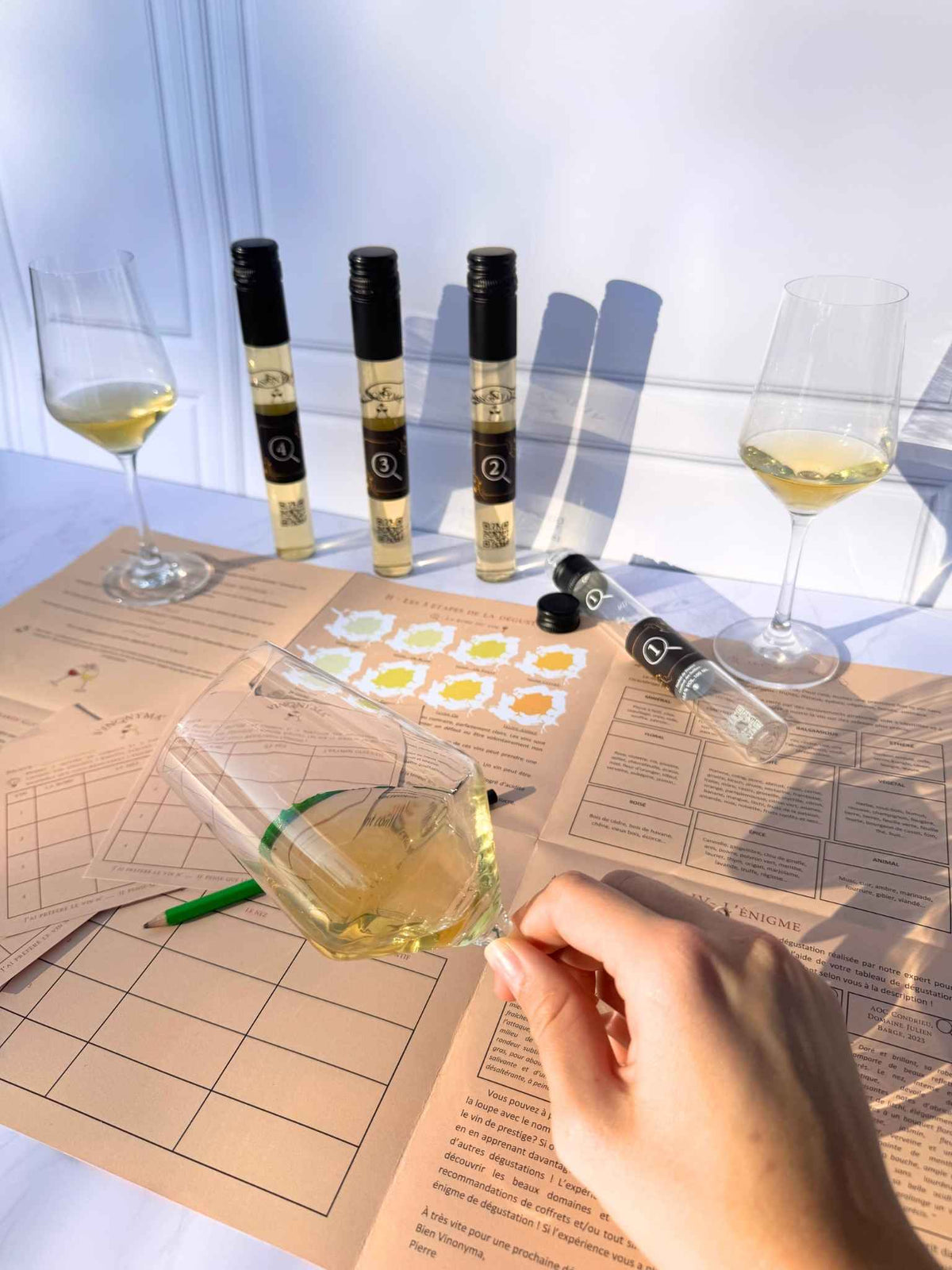 L'Œnologue en Herbe N°1 Vin Blanc : Jeu de Dégustation à l'Aveugle