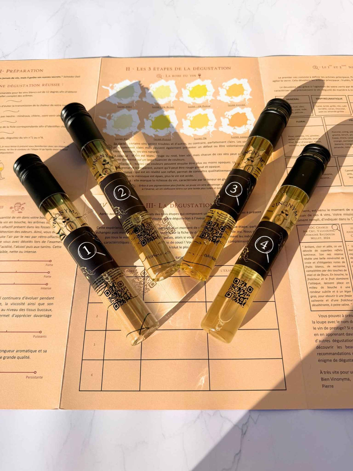 L'Œnologue en Herbe N°1 Vin Blanc : Jeu de Dégustation à l'Aveugle