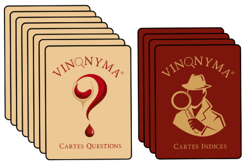 Les cartes questions et indices
